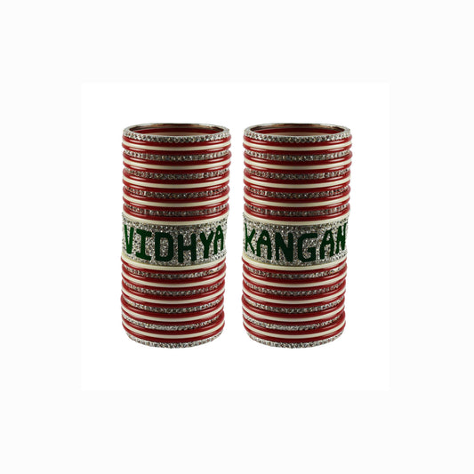 Print Your Name on Brass Bangle Set (Pack Of 78) (sku-ban5553)