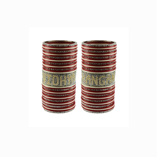 Print Your Name on Brass Bangle Set (Pack Of 78) (sku-ban5554)