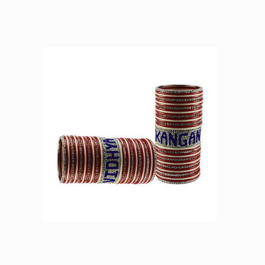Print Your Name on Brass Bangle Set (Pack Of 78) (sku-ban5557)