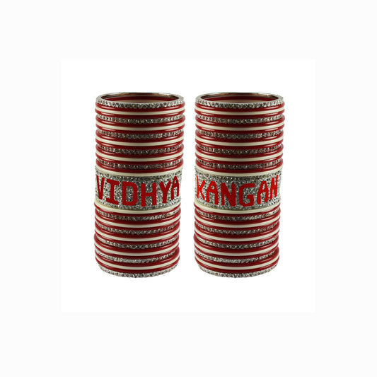 Print Your Name on Brass Bangle Set (Pack Of 78) (sku-ban5558)
