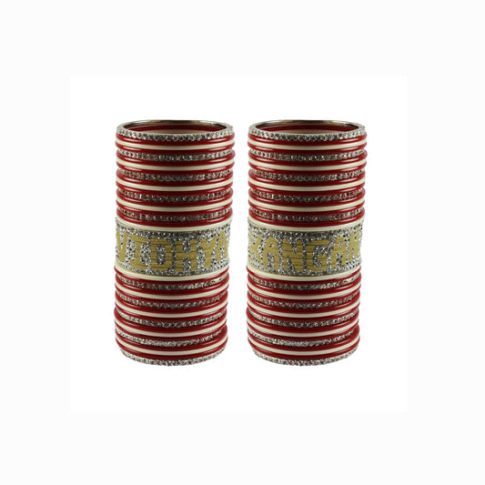 Print Your Name on Brass Bangle Set (Pack Of 78) (sku-ban5561)