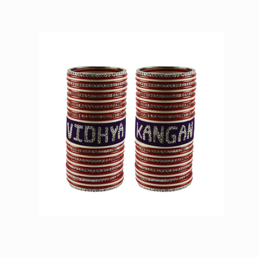 Print Your Name on Brass Bangle Set (Pack Of 78) (sku-ban5565)