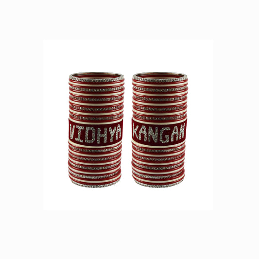Print Your Name on Brass Bangle Set (Pack Of 78) (sku-ban5568)