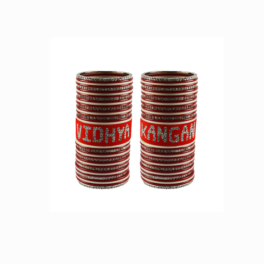 Print Your Name on Brass Bangle Set (Pack Of 78) (sku-ban5570)