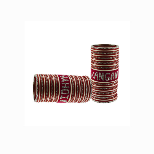 Print Your Name on Brass Bangle Set (Pack Of 78) (sku-ban5571)