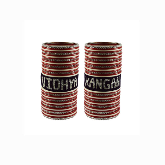 Print Your Name on Brass Bangle Set (Pack Of 78) (sku-ban5572)