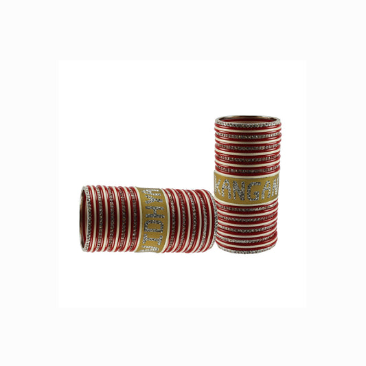 Print Your Name on Brass Bangle Set (Pack Of 78) (sku-ban5574)