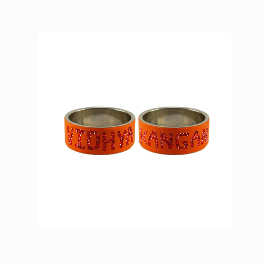 Print Your Name on Brass Bangle (Pack Of 2) (sku-ban5622)