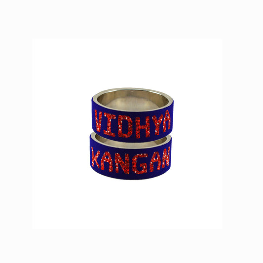 Print Your Name on Brass Bangle (Pack Of 2) (sku-ban5628)