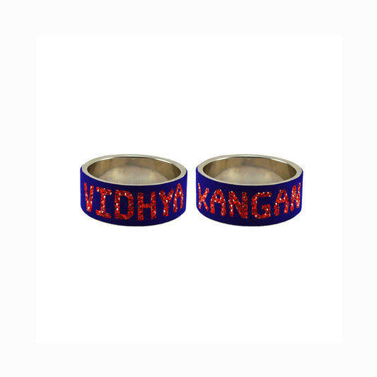 Print Your Name on Brass Bangle (Pack Of 2) (sku-ban5628)
