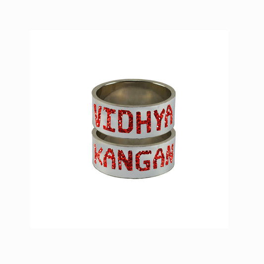 Print Your Name on Brass Bangle (Pack Of 2) (sku-ban5630)