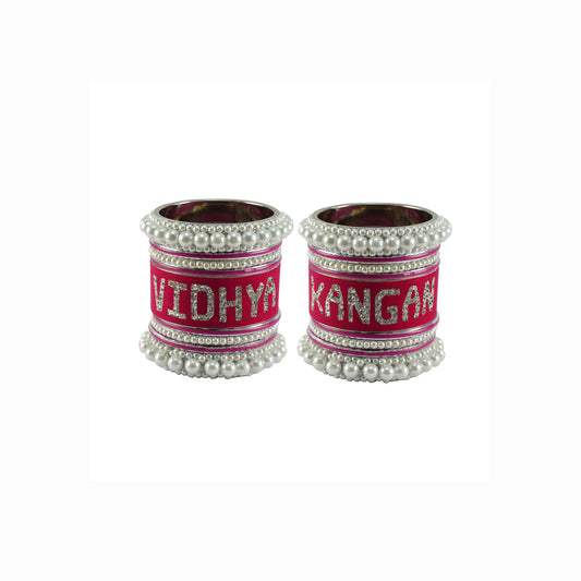 Print Your Name on Brass Bangle Set (Pack Of 18) (sku-ban6054)