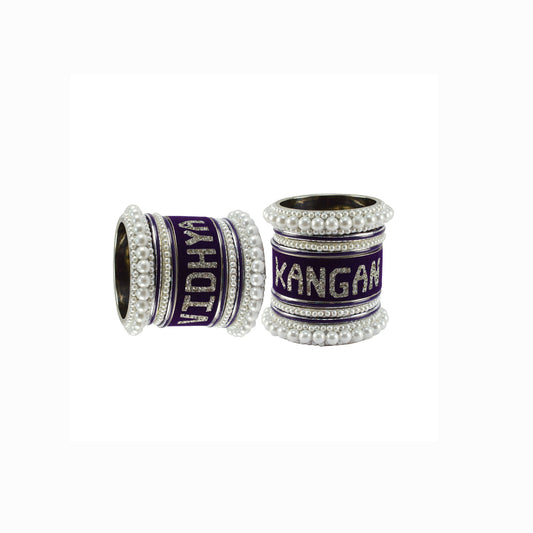 Print Your Name on Brass Bangle Set (Pack Of 18) (sku-ban6058)