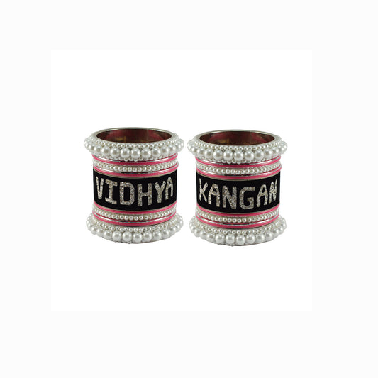 Print Your Name on Brass Bangle Set (Pack Of 18) (sku-ban6060)
