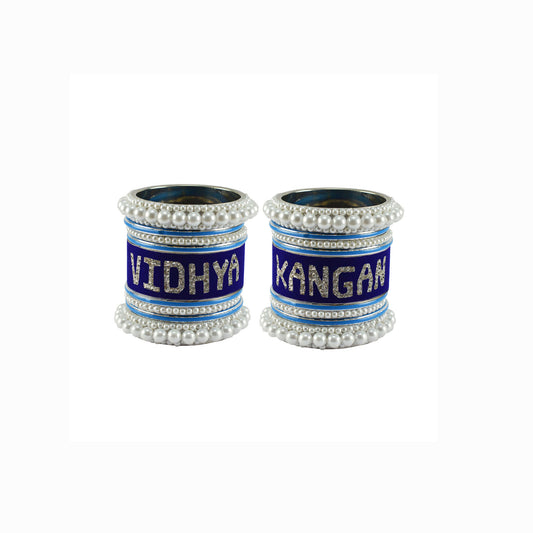 Print Your Name on Brass Bangle Set (Pack Of 18) (sku-ban6061)