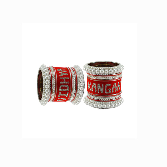 Print Your Name on Brass Bangle Set (Pack Of 18) (sku-ban6062)