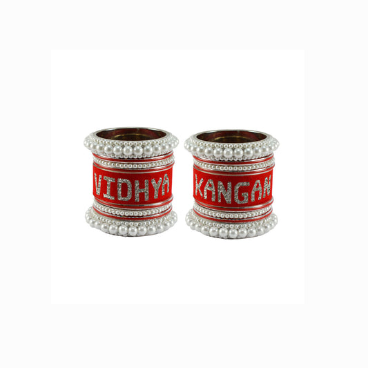 Print Your Name on Brass Bangle Set (Pack Of 18) (sku-ban6062)