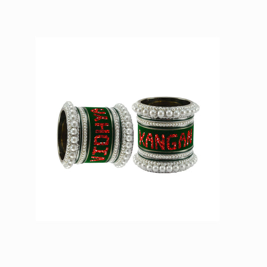 Print Your Name on Brass Bangle Set (Pack Of 18) (sku-ban6063)