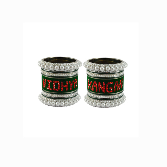 Print Your Name on Brass Bangle Set (Pack Of 18) (sku-ban6063)