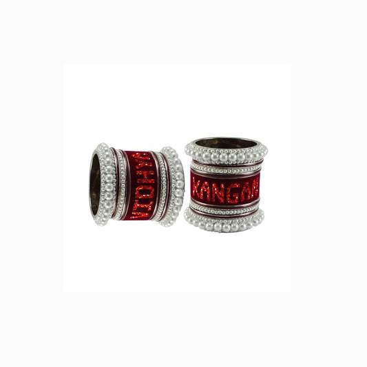Print Your Name on Brass Bangle Set (Pack Of 18) (sku-ban6065)