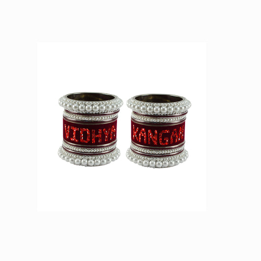 Print Your Name on Brass Bangle Set (Pack Of 18) (sku-ban6065)