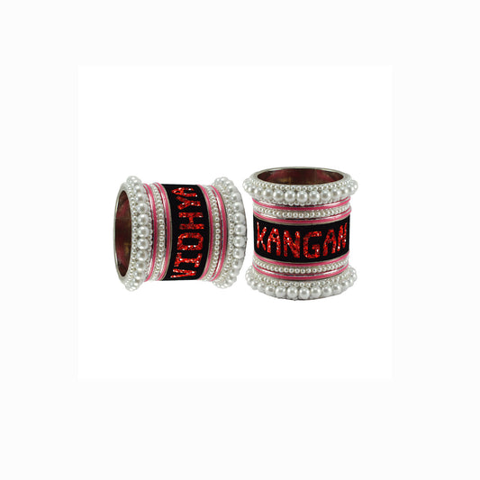 Print Your Name on Brass Bangle Set (Pack Of 18) (sku-ban6071)