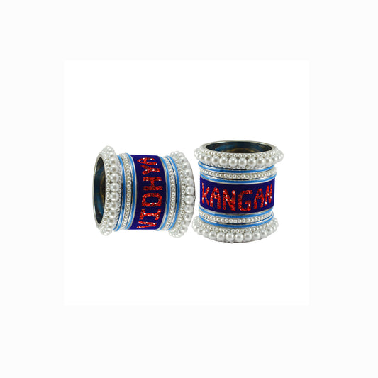Print Your Name on Brass Bangle Set (Pack Of 18) (sku-ban6072)