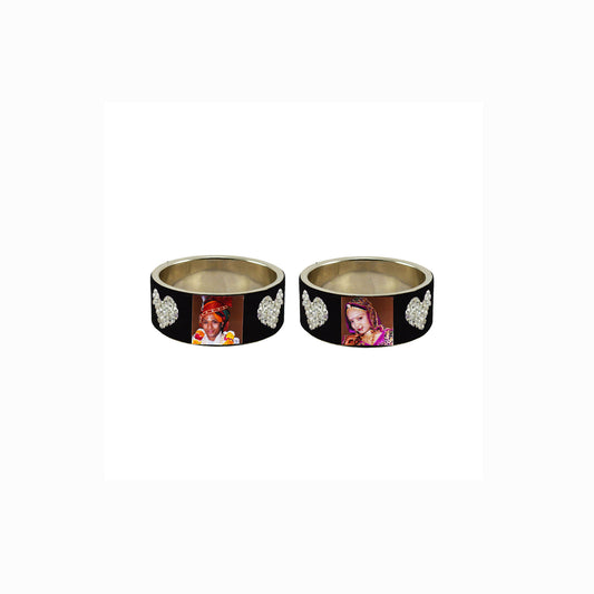 Print Your Photo on Brass Bangle Pack Of-2 (sku-ban6700)