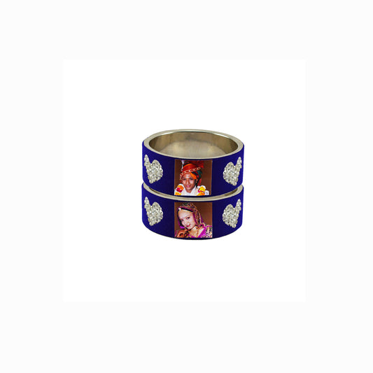 Print Your Photo on Brass Bangle Pack Of-2 (sku-ban6702)