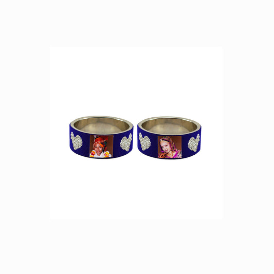 Print Your Photo on Brass Bangle Pack Of-2 (sku-ban6702)