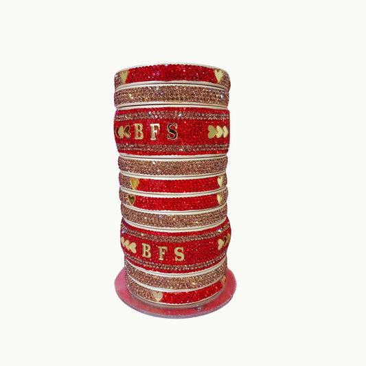 Print Your Name and photo on Bangle  Pack Of -10 (sku-bans29721) (5+A)