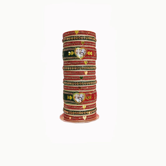 Print Your Name and photo on Bangle  Pack Of -14 (sku-bans29727) (6+A)