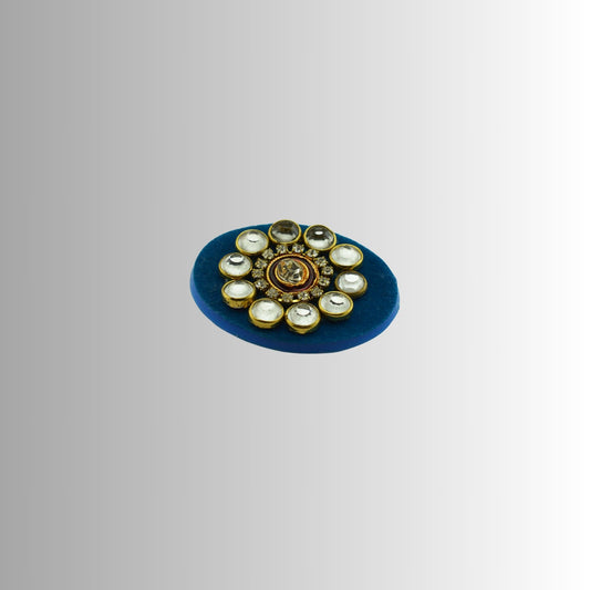 Multicolor  Kundun Stud Acrylic  Brooch Pack Of -1 (skubro1690)