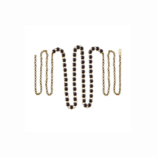 Jamani Stone Stud-Gold Platted Brass  Waist Belt Pack Of-1 (sku-bro180)