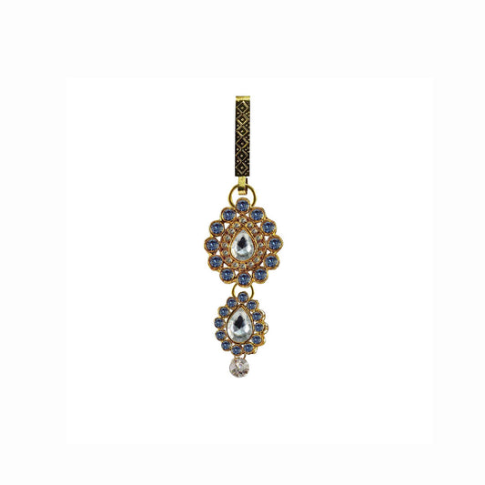 Golden Stone Stud-Gold Platted Brass  Key chain Pack Of-1 (sku-bro200)