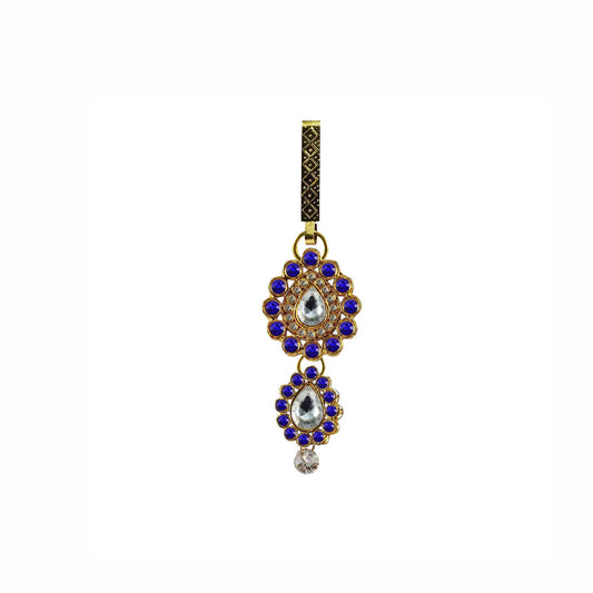 Golden Stone Stud-Gold Platted Brass  Key chain Pack Of-1 (sku-bro212)