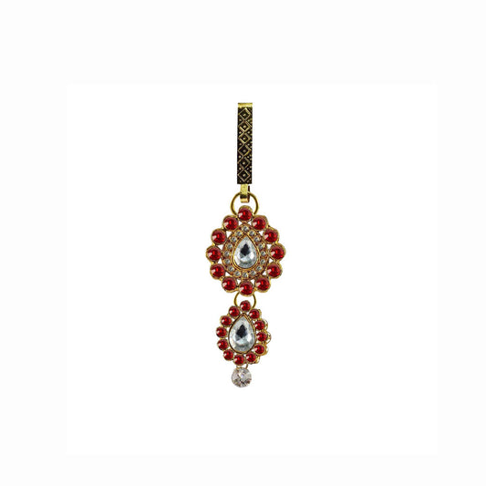 Golden Stone Stud-Gold Platted Brass  Key chain Pack Of-1 (sku-bro215)