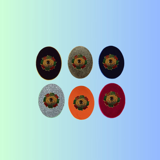 Multicolor  Kundun Stud Acrylic  Brooch Pack Of -6 (skubro2868)