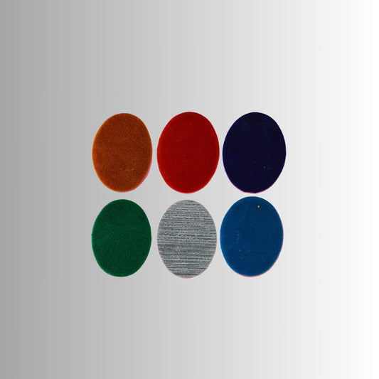 Multicolor  Kundun Stud Acrylic  Brooch Pack Of -6 (skubro2871)