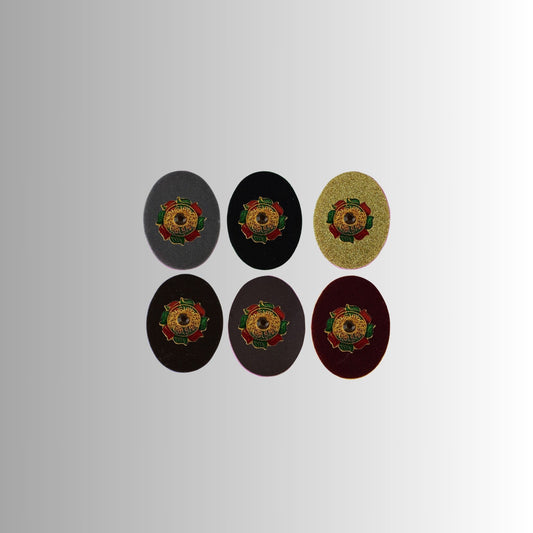 Multicolor  Kundun Stud Acrylic  Brooch Pack Of -6 (skubro2883)