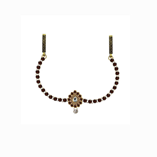 Copper Stone Stud-Gold Platted Brass  Waist Belt Pack Of-1 (sku-bro333)