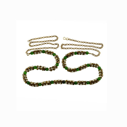 Golden Stone Stud-Gold Platted Brass  Waist Belt Pack Of-1 (sku-bro529)
