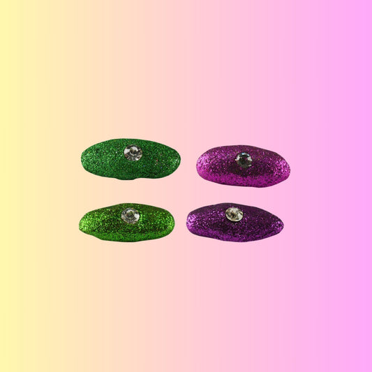 Multi Handmade Acrylic Brooch  Pack Of -4 (skubro664)