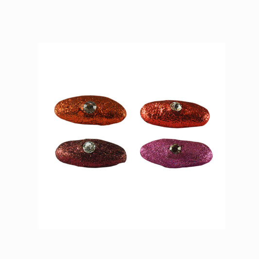 Multi Handmade Acrylic Brooch  Pack Of -4 (skubro665)