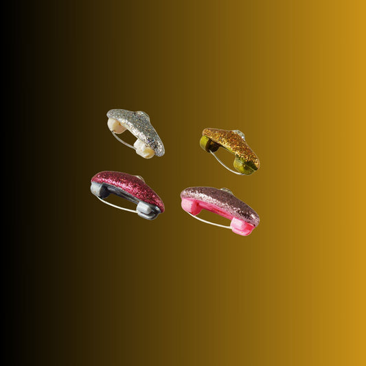 Multi Handmade Acrylic Brooch  Pack Of -4 (skubro666)