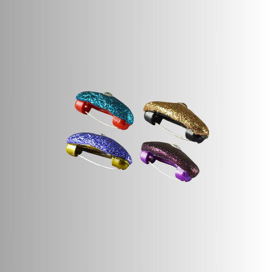 Multi Handmade Acrylic Brooch  Pack Of -4 (skubro668)