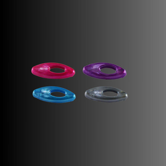 Multi Plain Acrylic Brooch  Pack Of -4 (skubro675)