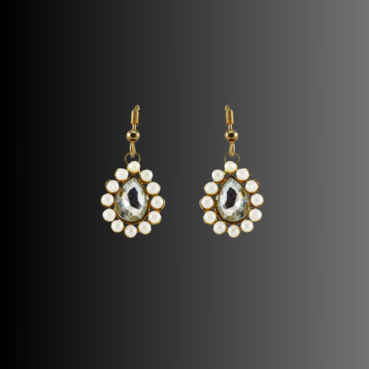 Multi Moti-Gold Platted Brass Earring Pack Of-2 (sku-ear275)