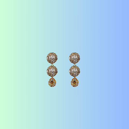 Multi Stone Stud-Handmade Lac Pure Lakh Earring Pack Of-2 (sku-ear495)
