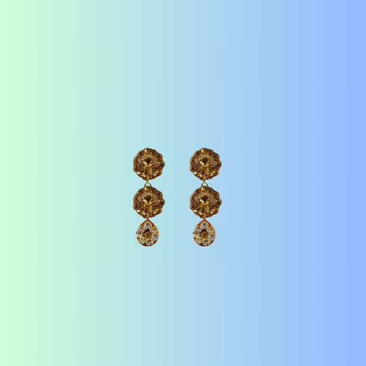 Multi Stone Stud-Handmade Lac Pure Lakh Earring Pack Of-2 (sku-ear499)